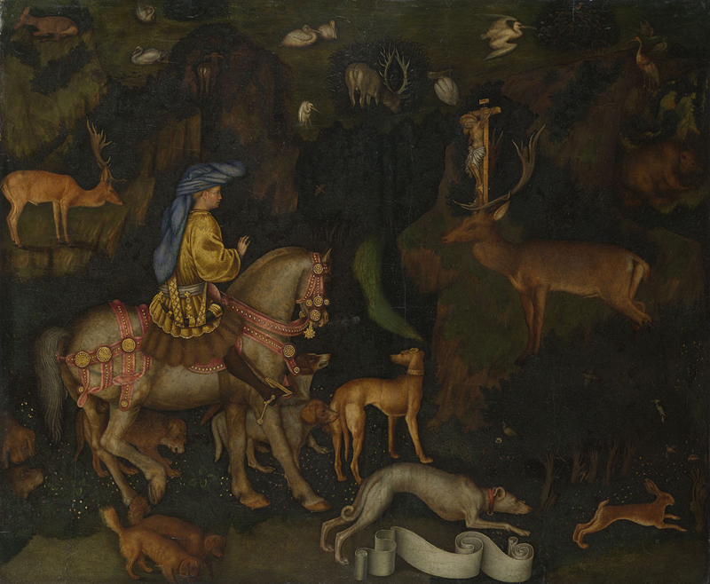 Pisanello, The Vision of St Eustace