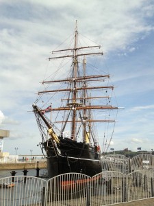 RRS Discovery at Discovery Point, Dundee, August 2018
