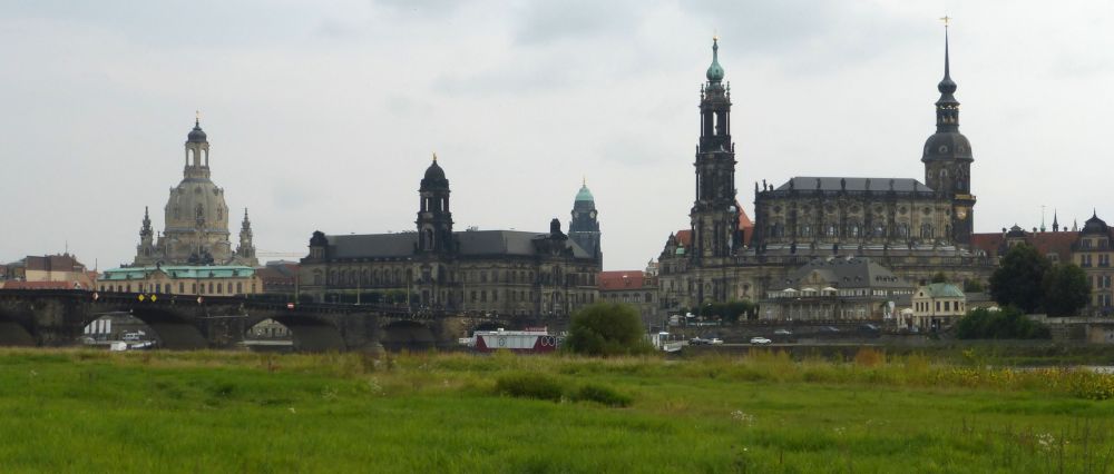 The Dresden skyline