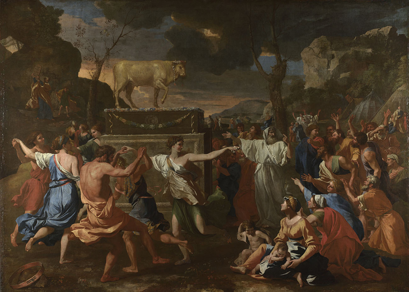Poussin, The Adoration of the Golden Calf